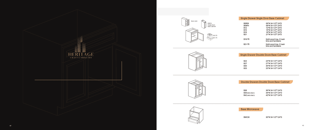 Heritage Craft Cabinetry – Catalogue